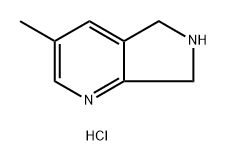 3-methyl-5H,6H,7H-pyrrolo[3,4-b]pyridine
dihydrochloride 结构式