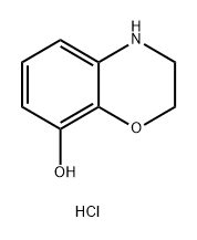 3,4-dihydro-2H-1,4-benzoxazin-8-ol hydrochloride,2613385-96-7,结构式