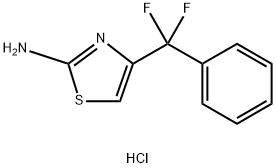 4-[difluoro(phenyl)methyl]-1,3-thiazol-2-amine
hydrochloride 结构式