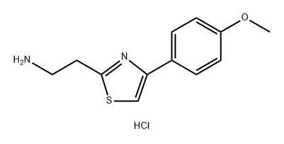 2-[4-(4-methoxyphenyl)-1,3-thiazol-2-yl]ethan-1-a
mine dihydrochloride 结构式