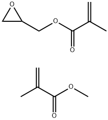 2-Propenoic acid, 2-methyl-, methyl ester, polymer with oxiranylmethyl 2-methyl-2-propenoate Structure