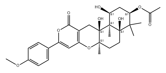 阿丽苏菌素 H, 261951-59-1, 结构式