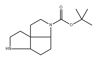 八氢环五[1,2-B:3,2-B']二吡咯-3(3AH)-羧酸叔丁酯 结构式
