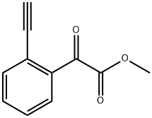 Benzeneacetic acid, 2-ethynyl-α-oxo-, methyl ester Struktur