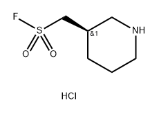 (3R)-piperidin-3-yl]methanesulfonyl fluoride hydrochloride 结构式
