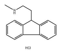 2-(9H-fluoren-9-yl)ethyl](methyl)amine hydrochloride Structure