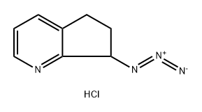 7-azido-5H,6H,7H-cyclopenta[b]pyridine hydrochloride Structure