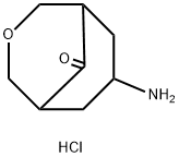 7-amino-3-oxabicyclo[3.3.1]nonan-9-one hydrochloride 结构式