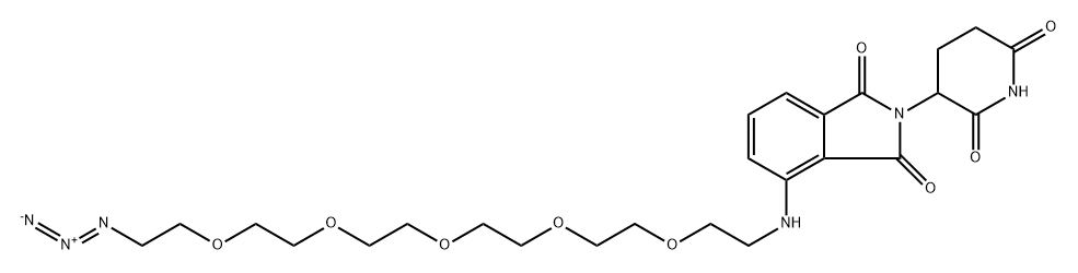 2624181-61-7 1H-Isoindole-1,3(2H)-dione, 4-[(17-azido-3,6,9,12,15-pentaoxaheptadec-1-yl)amino]-2-(2,6-dioxo-3-piperidinyl)-