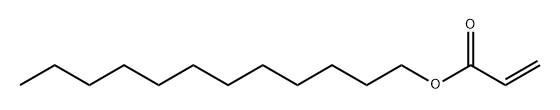 2-丙烯酸十二酯的均聚物, 26246-92-4, 结构式