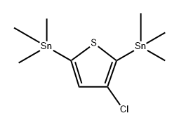(单氯噻吩基)双三甲基锡,2626907-68-2,结构式