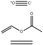 乙酸乙烯酯与一氧化碳和乙烯的聚合物, 26337-35-9, 结构式