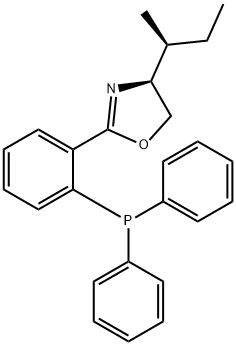 (S)-4-((S)-仲丁基)-2-(2-(二苯基膦基)苯基)-4,5-二氢恶唑, 2634687-75-3, 结构式