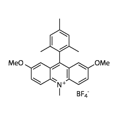 9-Mesityl-2,7-dimethoxy-10-methylacridin-10-ium tetrafluoroborate Structure