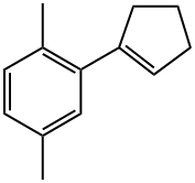 2-(cyclopent-1-en-1-yl)-1,4-dimethylbenzene Struktur