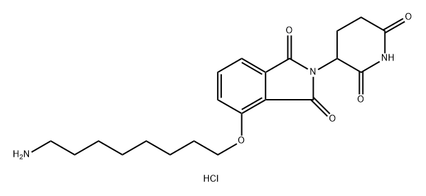 萨力多胺-O-C8-氨基盐酸盐 结构式