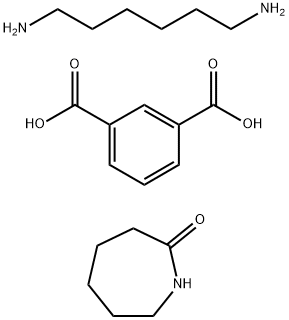 己内酰胺与1,6-己二胺和间苯二甲酸的聚合物, 26375-06-4, 结构式