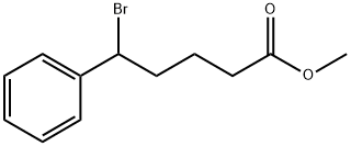 Benzenepentanoic acid, δ-bromo-, methyl ester, 263750-46-5, 结构式