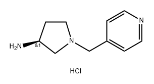 (3S)-1-[(pyridin-4-yl)methyl]pyrrolidin-3-amine dihydrochloride 结构式