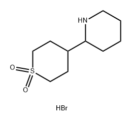 4-(piperidin-2-yl)-1lambda6-thiane-1,1-dione hydrobromide,2639414-88-1,结构式