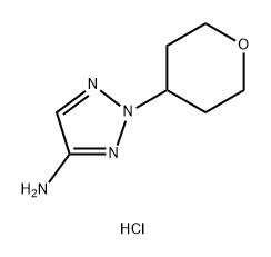 2-(oxan-4-yl)-2H-1,2,3-triazol-4-amine
hydrochloride,2639418-36-1,结构式