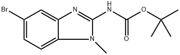 tert-butyl N-(5-bromo-1-methyl-1H-1,3-benzodiazol-2-yl)carbamate Structure