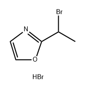 2-(1-bromoethyl)-1,3-oxazole hydrobromide 结构式