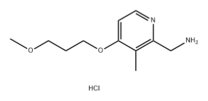 1-[4-(3-methoxypropoxy)-3-methylpyridin-2-yl]met
hanamine dihydrochloride 结构式