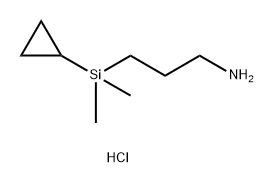 (3-aminopropyl)(cyclopropyl)dimethylsilane hydrochloride 结构式