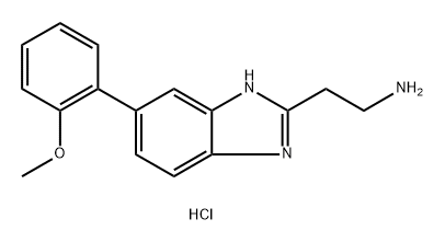 2-[5-(2-methoxyphenyl)-1H-1,3-benzodiazol-2-yl]ethan-1-amine dihydrochloride Structure