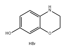3,4-dihydro-2H-1,4-benzoxazin-7-ol hydrobromide Structure