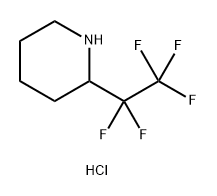 2-(1,1,2,2,2-pentafluoroethyl)piperidine
hydrochloride 结构式