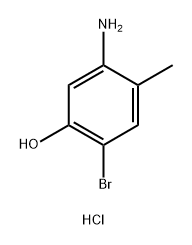 5-amino-2-bromo-4-methylphenol hydrochloride Structure