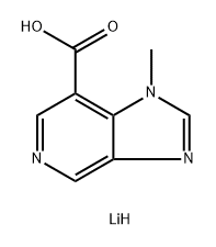 lithium(1+) 1-methyl-1H-imidazo[4,5-c]pyridine-7-carboxylate Structure