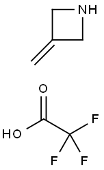 Azetidine, 3-methylene-, 2,2,2-trifluoroacetate (1:1) Structure