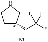 (S)-3-(2,2,2-三氟乙基)吡咯烷盐酸盐, 2639960-45-3, 结构式