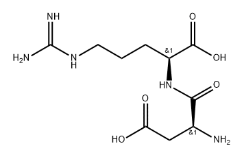 H-asp-arg-oh Structure