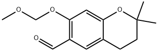 7-(甲氧基甲氧基)-2,2-二甲基铬-6-碳醛 结构式