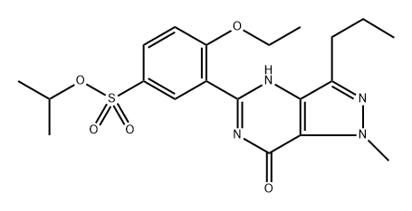 西地那非磺酰异丙酯杂质, 2640792-65-8, 结构式