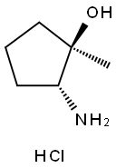 Cyclopentanol, 2-amino-1-methyl-, hydrochloride (1:1), (1R,2R)- Structure