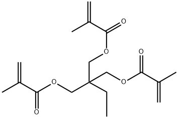 聚(三羟甲基丙烷三甲基丙烯酸酯), 26426-04-0, 结构式