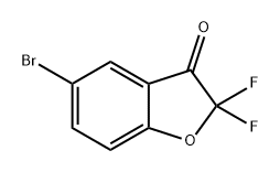 5-溴-2,2-二氟苯并呋喃-3(2H, 2644051-81-8, 结构式