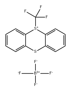 5-(三氟甲基)-5H-二硫杂蒽-5-鎓四氟硼酸盐 结构式