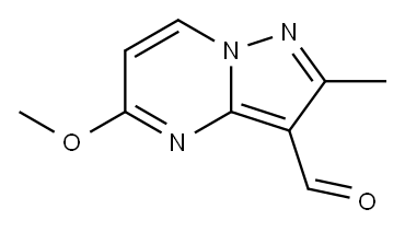 5-methoxy-2-methylpyrazolo[1,5-a]pyrimidine-3-carbaldehyde Structure