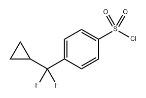 4-(环丙基二氟甲基)苯磺酰氯,2654038-21-6,结构式