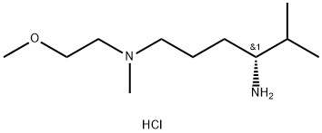 (R)-N1-(2-甲氧基乙基)-N1,5-二甲基己烷-1,4-二胺盐酸盐, 2654084-02-1, 结构式