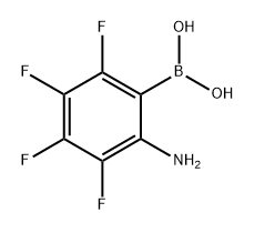 (2-氨基-3,4,5,6-四氟苯基)硼酸, 2657618-04-5, 结构式