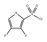 3,4-二氟噻吩-2-磺酰氯 结构式