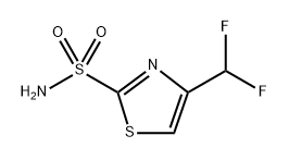 4-(Difluoromethyl)thiazole-2-sulfonamide Struktur