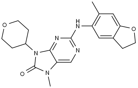 化合物 DNA-PK-IN-2 结构式